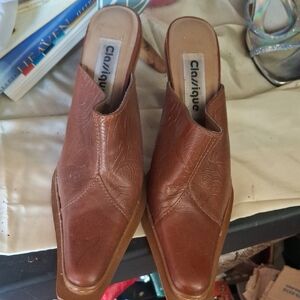 Clasiques Tan Leather Slip-On Loafers